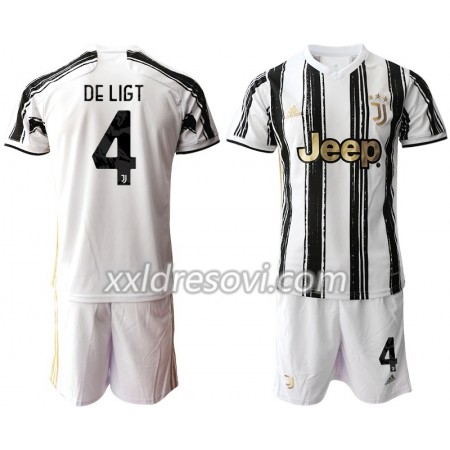 Juventus Matthijs de Ligt 4 Domaći Dječji Komplet Dresovi za Nogomet 2020-2021 (+ kratke hlače)